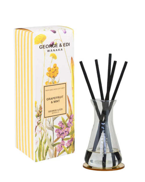 George & Edi Perfumed Diffuser Set Grapefruit & Mint