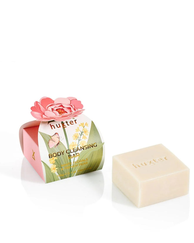 Huxter Body Cleansing Bar Gift Box Pink Flower