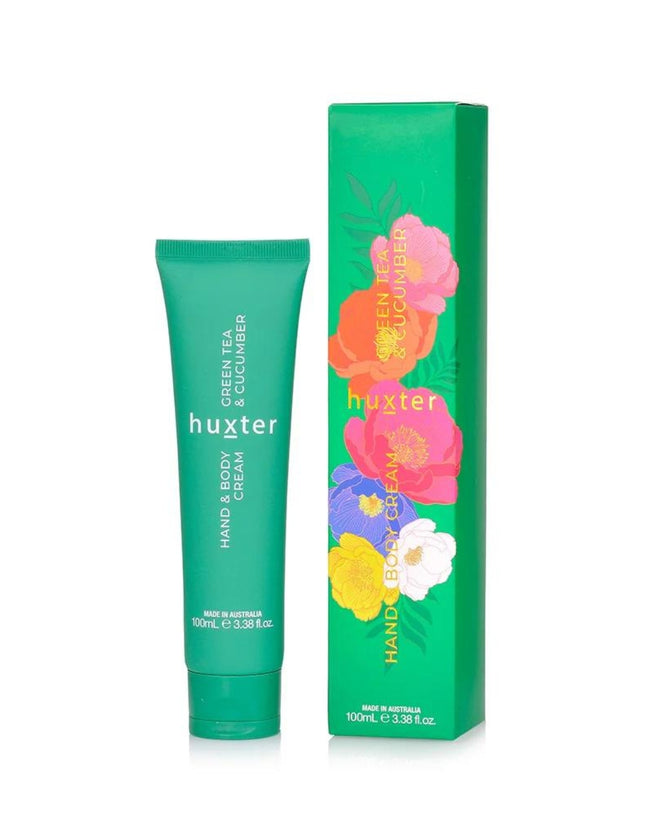 Huxter Hand and Body Cream 100ml Boxed Green Tea & Cucumber