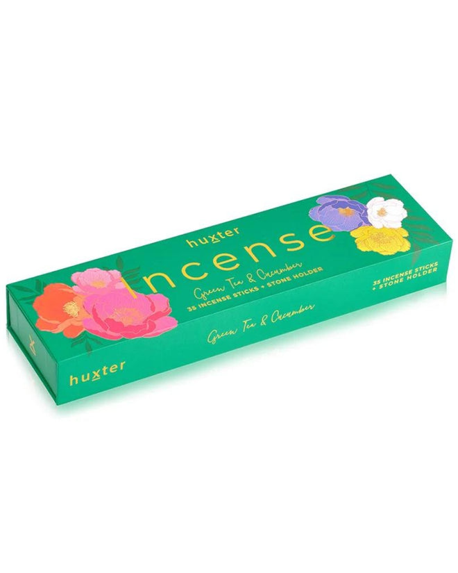 Huxter Incense Sticks Gift Box 35 Pack Green Tea and Cucumber