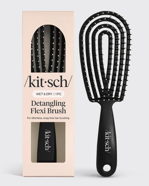 Kitsch Detangling Flexi Brush - Black
