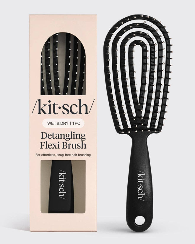 Kitsch Detangling Flexi Brush - Black