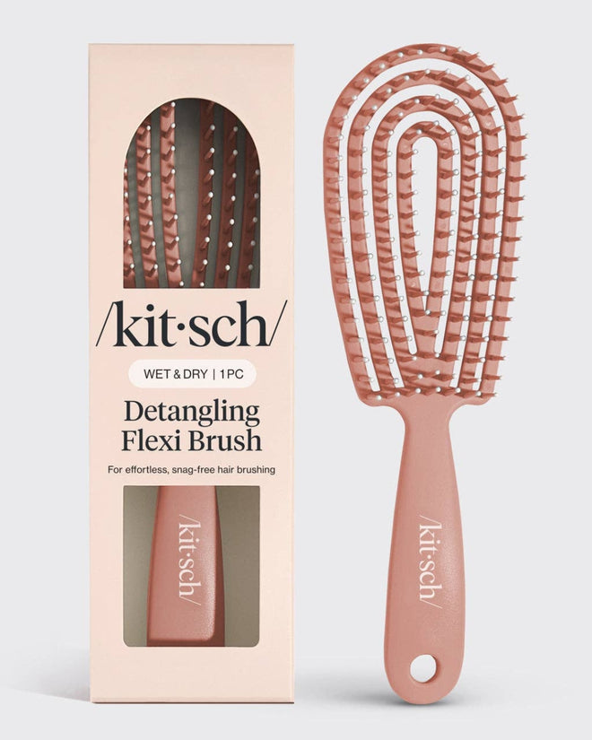 Kitsch Detangling Flexi Brush - Terracotta