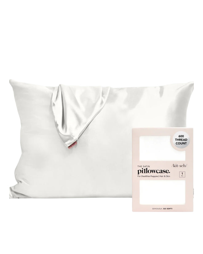 Kitsch Satin Pillowcase - Ivory