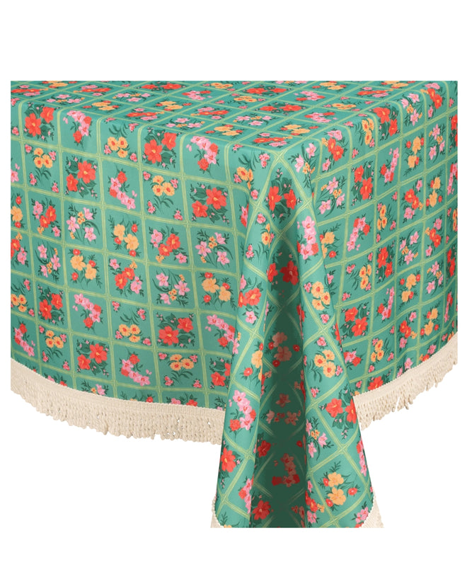 Kollab Fringed Tablecloth Vintage Patch