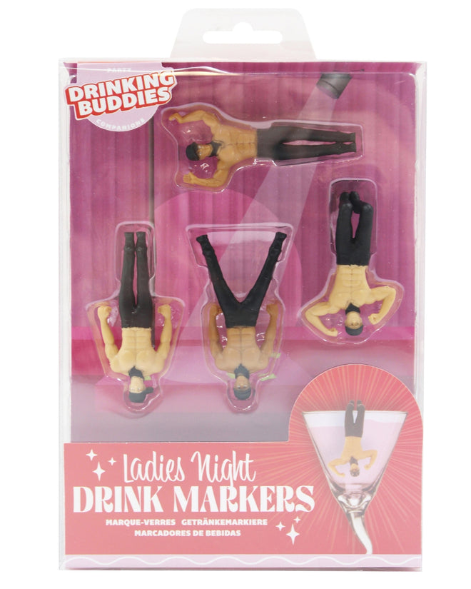 Ladies Night Drinks Markers 4 Piece Set
