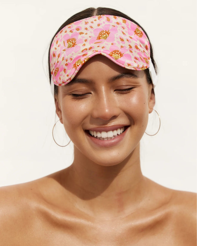 Louvelle Chloe Eye Mask Animal Floral