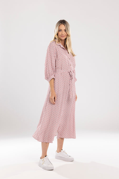 Mi Moso Dani Dress Mosaic Print