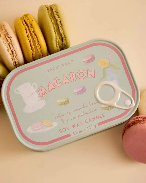 Paddywax Bistro Candle Tin Macaron 4.5oz
