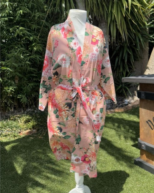 Paradise Kimono Robe Blush