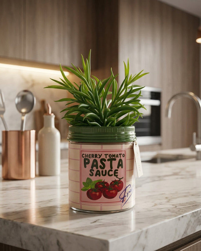 Pasta Sauce Planter Red & Pink 