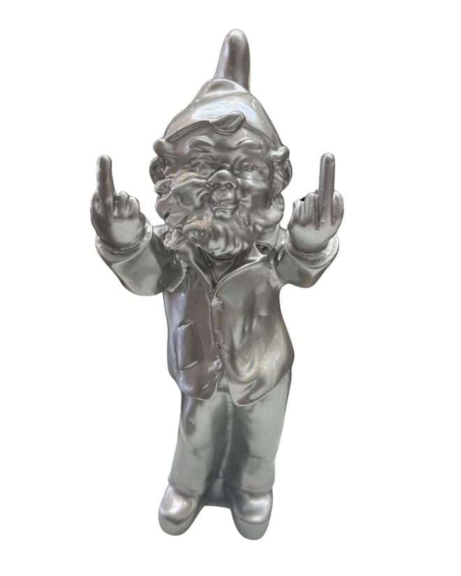 Pop Cheeky Gnome Double Finger Silver