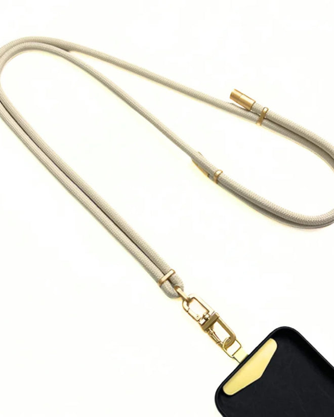 Queen of the Foxes Lanyard Lux Cord Crossbody Cream
