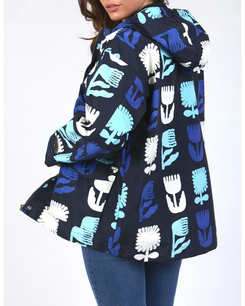 Elm Madeline Stamer Raincoat Navy