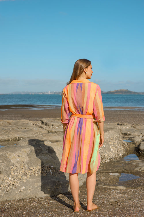 Stella and Gemma Cayman Shirt Dress Multi