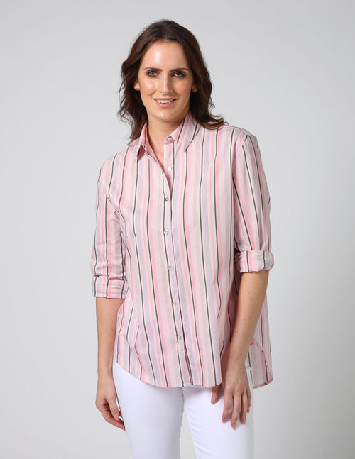 Stella and Gemma Perfect Stripe Palm Springs Shirt