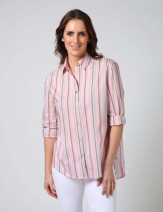 Stella and Gemma Perfect Stripe Palm Springs Shirt