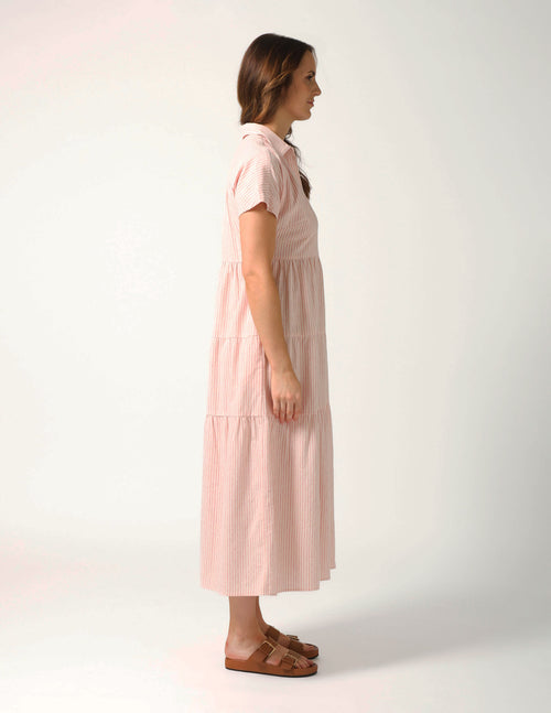 Stella and Gemma Antonia Dress Rose Stripe