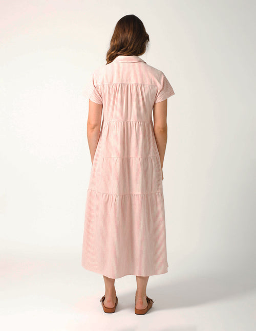 Stella and Gemma Antonia Dress Rose Stripe