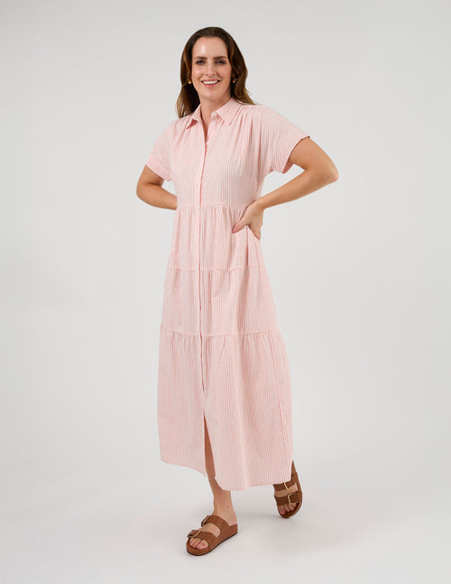 Stella and Gemma Antonia Dress Rose Stripe