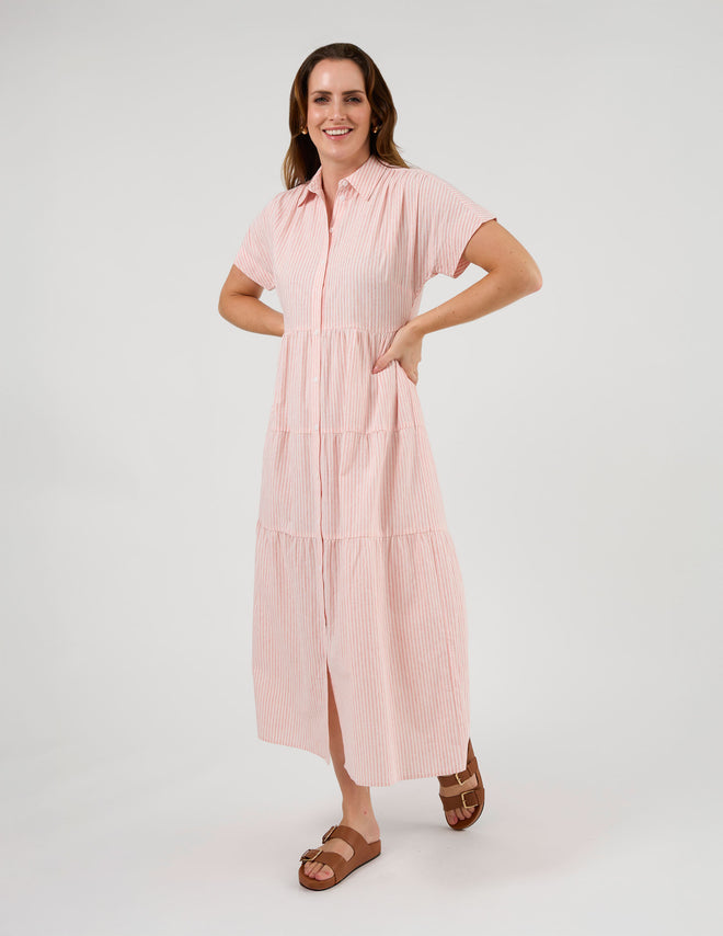 Stella and Gemma Antonia Dress Rose Stripe