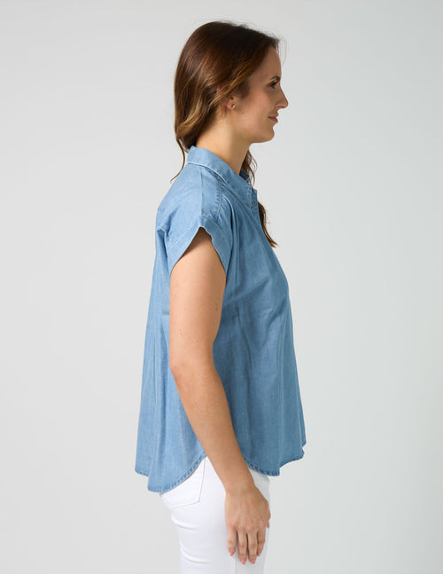 Stella and Gemma Kelly Blouse Light Wash