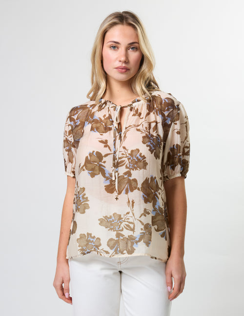 Stella and Gemma Arlo Blouse Copper Cornflower