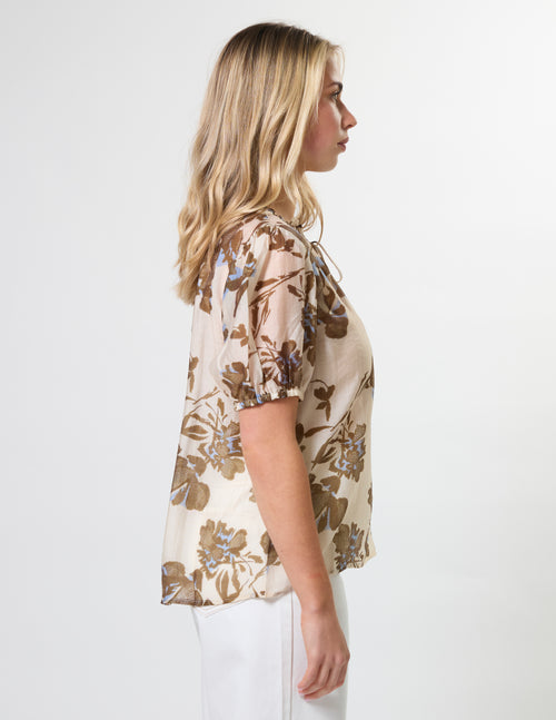 Stella and Gemma Arlo Blouse Copper Cornflower