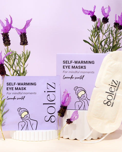 Soleiz Self Warming Eye Mask Lavender 5 Pack