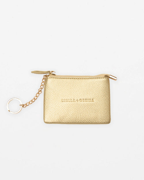 Stella & Gemma Logo Coin Purse Gold