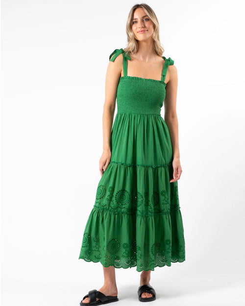 Stella and Gemma Aloha Dress Juniper Green