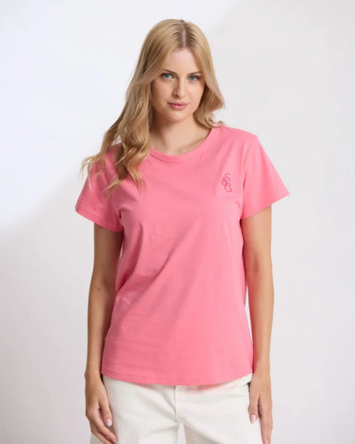 Stella and Gemma Classic Raspberry T Shirt