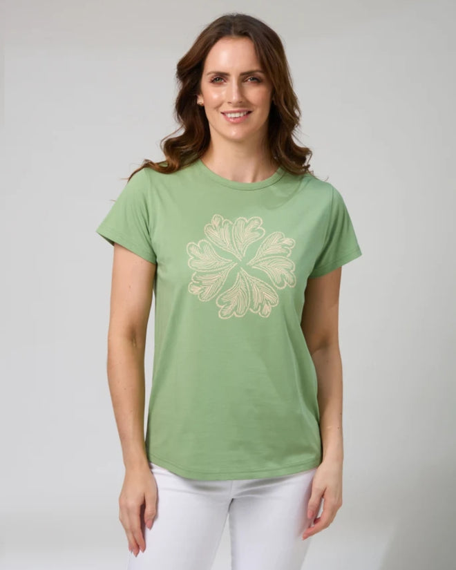 Stella and Gemma Classic T Shirt Ibiza Bloom