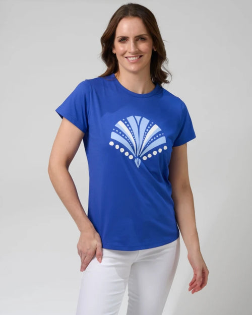 Stella and Gemma Classic T Shirt White Palermo Passion