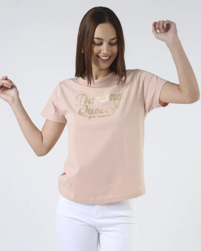 Stella and Gemma Dancing Queen Rose Ace T Shirt