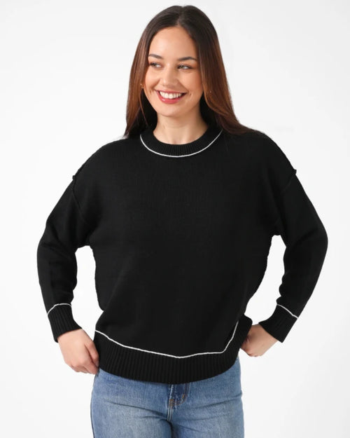 Stella and Gemma Denver Jumper Black