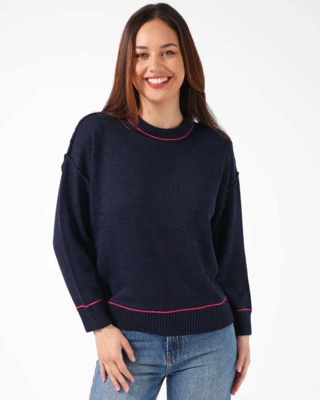 Stella and Gemma Denver Jumper Navy