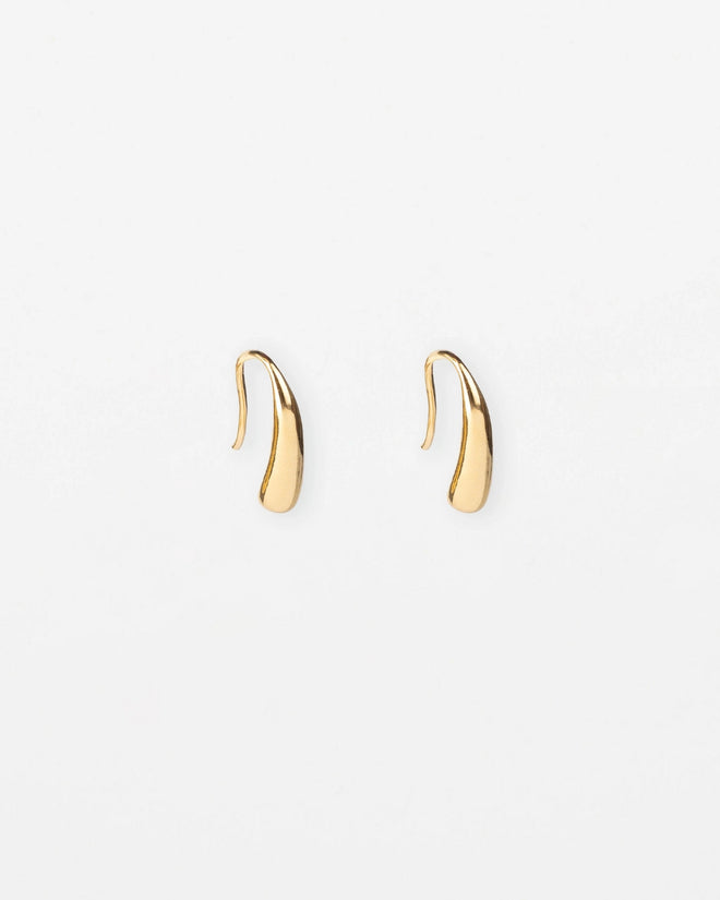 Stella and Gemma Earings Gold Horse Shoe Hoop