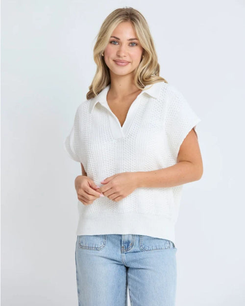 Stella and Gemma Evelyn Vest White