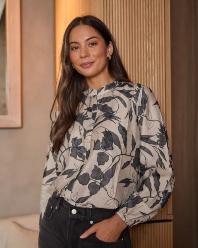 Stella and Gemma Faye Blouse Moonlit Steam