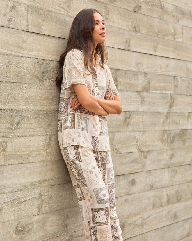 Stella and Gemma Fleur Pants Tuscan Tile