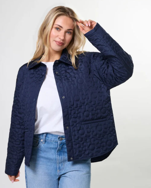 Stella and Gemma Flowerly Jacket Navy
