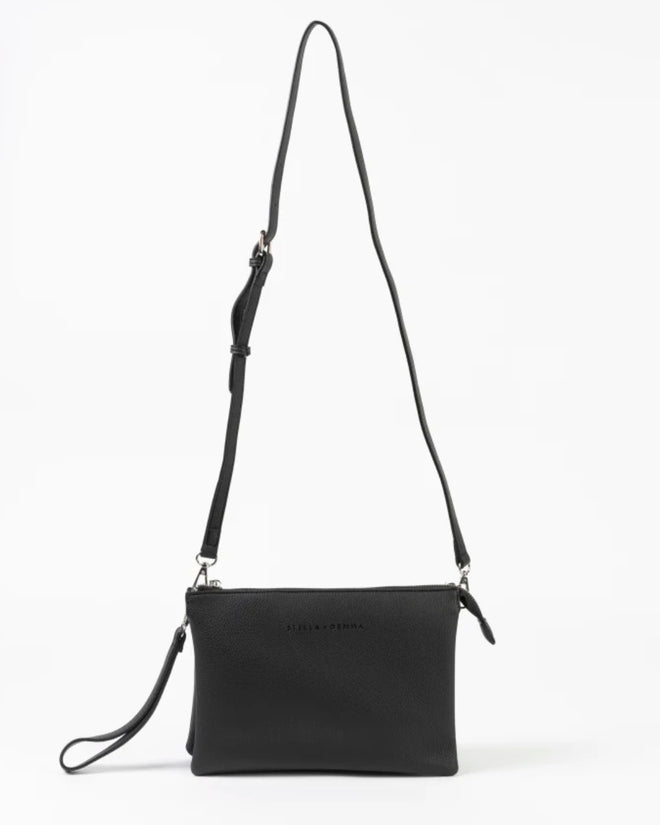 Stella and Gemma Frankie Multi Pouch Bag Black
