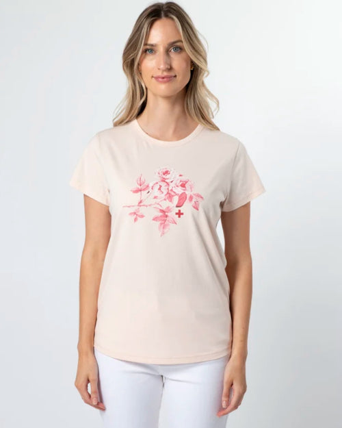 Stella and Gemma Green Vintage Blush Jolie Ruby Rose T Shirt
