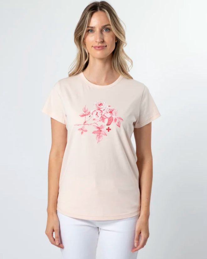 Stella and Gemma Green Vintage Blush Jolie Ruby Rose T Shirt