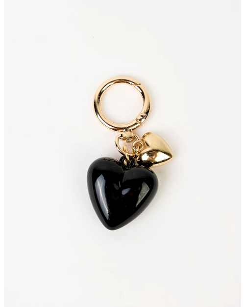 Stella and Gemma Keychain Black Heart