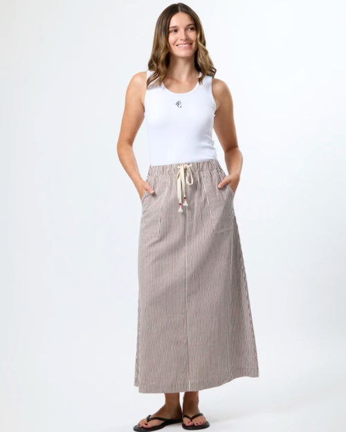 Stella and Gemma Leena Skirt Choc Stripe