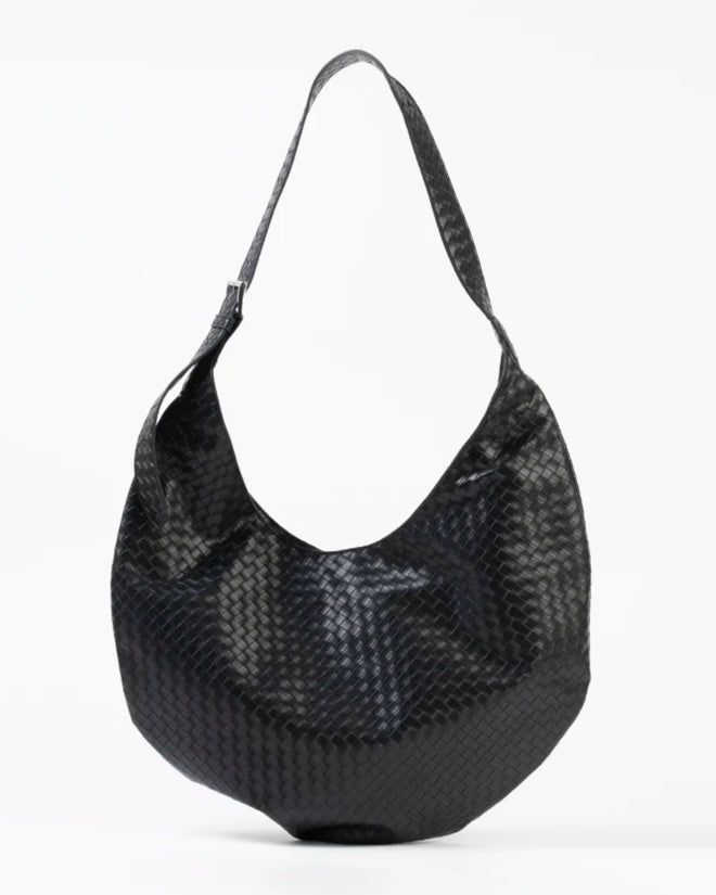 Stella and Gemma Lennox Woven Bag Black