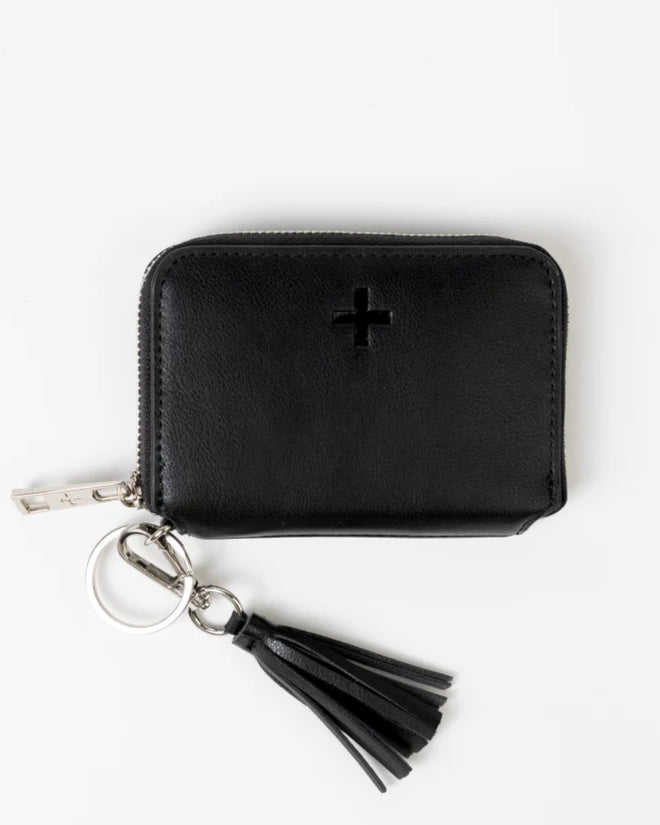 Stella and Gemma Luxelet Tassle Purse Black