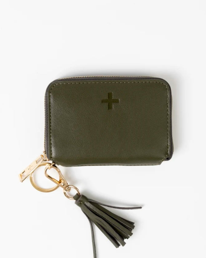 Stella and Gemma Luxelet Tassle Purse Green